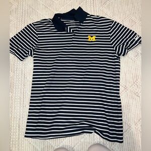Michigan Collared Dri-Fit Shirt